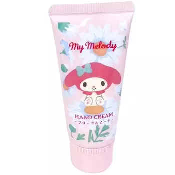 Крем для рук Sanrio My Melody с цветочным ароматом персика 30 г 1 флакон Увлажняющие ингредиенты Характер Увлажнение Сухость Предотвращение Детский Милый Сухая кожа