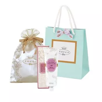 Крем для рук TOCCA в металлическом тюбике 120 мл. В комплект входит сумка-шоппер с завязками. Важная сумка. (Клеопатра) & (Подарок, Подарок, Человек, Включено)