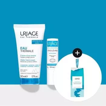 Крем для рук Uriage Water 50 мл и Sticklebre Original (План подарков для рук и губ)