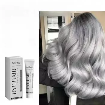 Крем для седых волос не вредит волосам и имеет естественный цвет, который долго держится, легко чистится, увлажняется и легко наносится. серый