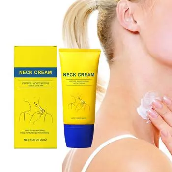 Крем для шеи Крем для шеи Осветление морщин на шее Укрепление Лифтинг Уход за шеей Красота Крем для шеи 150 г One Size белый