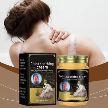 Крем для снятия боли в суставах, шее, спине, суставах чёрный