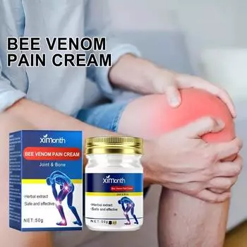 Крем для суставов с пчелиным ядом от артрита и мышечной боли 50g