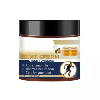 Крем для суставов с пчелиным воском Облегчает боль в суставах, Расслабляет натянутую кожу, Увлажняет и смягчает кожу 120г One Size