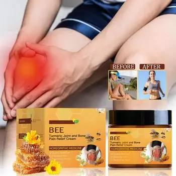 Крем для суставов, успокаивающий болезненность мышц суставов, медовый крем для суставов, крем для тела, 60 г One Size белый