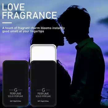 Крем для тела Atmosphere Sense для мужчин и женщин, стойкий, портативный, твердые духи, портативный парфюм One Size чёрный