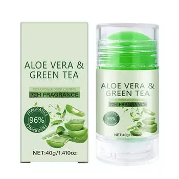 Крем для тела Atmosphere Sense для мужчин и женщин, стойкий, портативный, твердые духи, портативный парфюм One Size зелёный