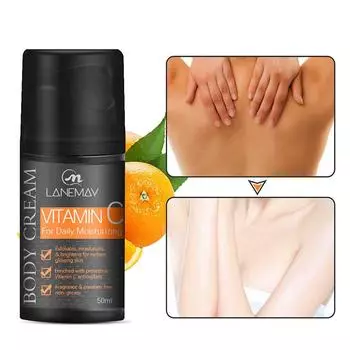 Крем для тела для осветления, увлажнения, разглаживания кожи, лосьона для тела с витамином С 50ml