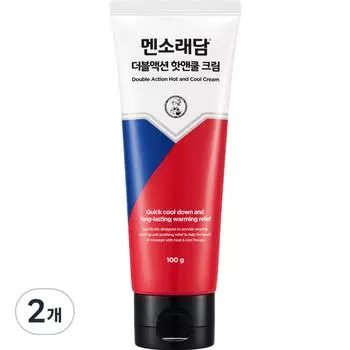 Крем для тела Mentholatum Double Action Hot & Cool, 100 г, 2 шт.