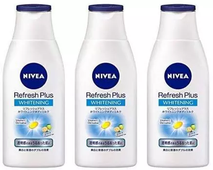 Крем для тела Nivea Refresh Plus Whitening 150 мл [Набор 3]