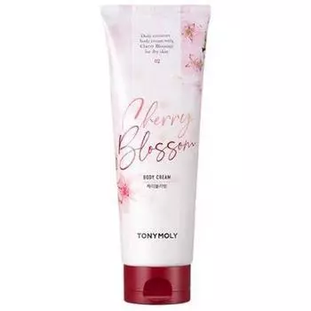 Крем для тела с экстрактом цветка сакуры TONYMOLY CHERRY BLOSSOM CHOK CHOK BODY CREAM 250мл