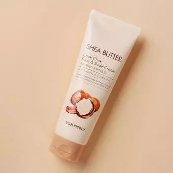Крем для тела с маслом ши TONYMOLY SHEA BUTTER CHOK CHOK BODY CREAM 250мл