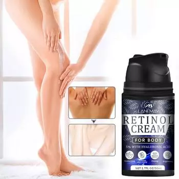 Крем для тела с ретинолом, увлажняющее и питательное молочко для тела, увлажняющий и осветляющий крем для тонких линий 50ml
