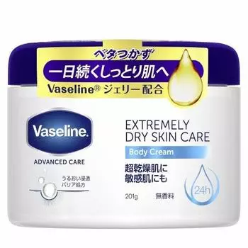 Крем для тела Vaseline Extremely Dry Skin Care без запаха Для сухой, очень сухой и чувствительной кожи. 201г (х 1) который длится весь день