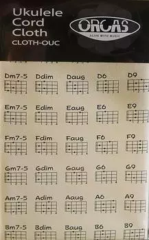 Крем для ткани укулеле со списком кодов CRM Протирание Чистка Техническое обслуживание Аксессуар для укулеле [ORCAS] (ORCAS CLOTH-OUC Удобный) кремовый
