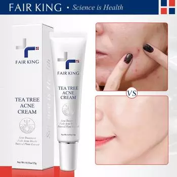 Крем для удаления чайного дерева удаляет прыщи и следы на лице, восстанавливает следы от прыщей и улучшает состояние кожи.