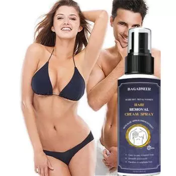 Крем для удаления волос для мужчин и женщин | Безболезненный крем для удаления волос на теле для спины, груди, ног, рук, подмышек и интимных зон | 100 мл 100 ml