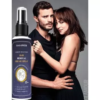 Крем для удаления волос для мужчин и женщин | Безболезненный крем для удаления волос на теле для спины, груди, ног, рук, подмышек и интимных зон | 100 мл 100ml