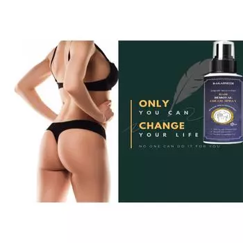 Крем для удаления волос для женщин | Безболезненный крем для удаления волос на теле для ног, рук, подмышек и спины (100 мл) 100ml