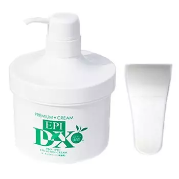 Крем для удаления волос Epi Premium Cream DX унисекс 500 г, в комплекте шпатель