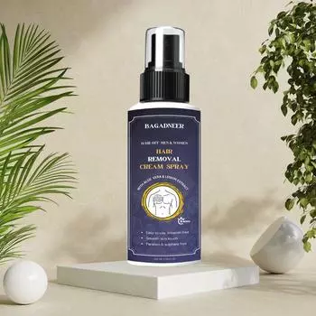 Крем для удаления волос на интимном теле для мужчин – быстро и безболезненно, успокаивает нежелательные жесткие волосы на лобке, подходит для всех типов кожи - 100 мл 100ML