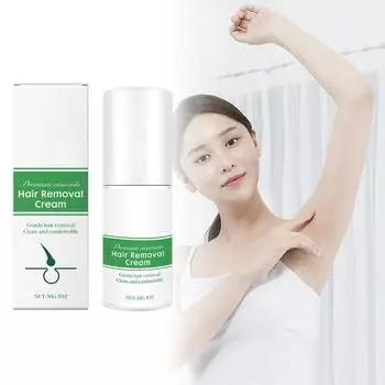 Крем для удаления волос на теле. Быстрое удаление волос без раздражения. Крем для удаления волос на гладкой коже. One Size