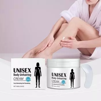 Крем для удаления волос на теле. Быстрое удаление волос без раздражения. Крем для удаления волос на гладкой коже. One Size