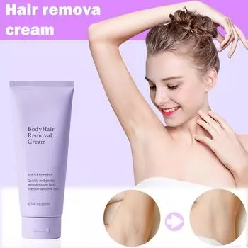 Крем для удаления волос на теле с аппликатором-лопаточкой, нежный, безопасный для чувствительной кожи One Size