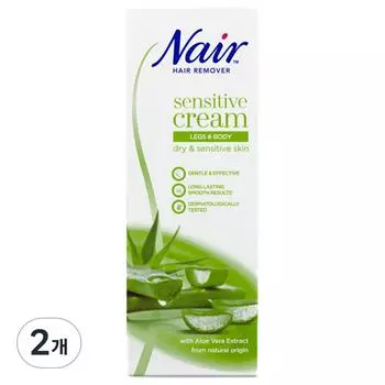 Крем для удаления волос Nair Sensitive для тела, 200 мл, 2 шт.