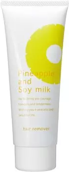 Крем для удаления волос с ананасом и соевым молоком Suzuki Herb Institute 230 г [женщины, дамы, мужчины, мужчины] Квази-лекарство