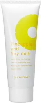 Крем для удаления волос с ананасом и соевым молоком Suzuki Herb Institute 230 г [женщины, дамы, мужчины, мужчины] Квази-лекарство