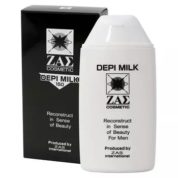 Крем для удаления волос ZAS Depimilk 150 мл Гладкая голень рука грудь живот подмышки гипоаллергенное удаление волос ZAS Квази-лекарство, волосы, волосы, волосы, волосы, волосы,