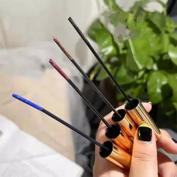 Крем для удлинения ресниц с длительным сроком службы, безопасная портативная красочная тушь для ресниц с длинным изгибом для вечеринки A