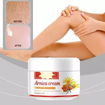 Крем для ухода за кожей с облепихой Разглаживает кожу Увлажняет Антивозрастной Укрепляет Нежный уход за кожей Увлажняющий Уход за кожей. One Size белый