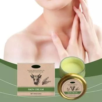 Крем для ухода за кожей Tallow Skin Care Cream снимает сухость, освежает, не оставляет липкости, укрепляет кожу, увлажняет, увлажняющий крем One Size