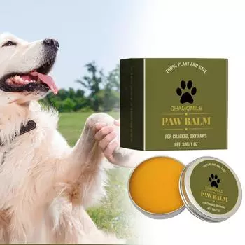 Крем для ухода за лапами домашних животных Средства для ухода за домашними кошками Натуральные экстракты Уход за потрескавшимися лапами Растительные экстракты