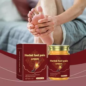 Крем для ухода за ногами на основе трав Нежный местный успокаивающий массажный крем для ног One Size