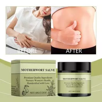 Крем для ухода за пустырником облегчает менструальный дискомфорт и повышает комфорт One Size зелёный