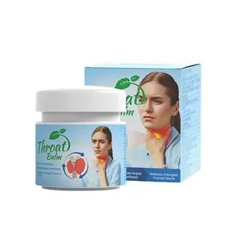 Крем для ухода за щитовидной железой Крем для здоровья тела Уменьшает боль в горле One Size синий