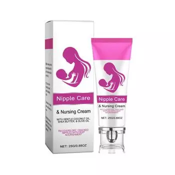 Крем для ухода за сосками защищает грудь от трещин. Подходит для ухода за кожей беременных женщин и новорожденных. One Size белый