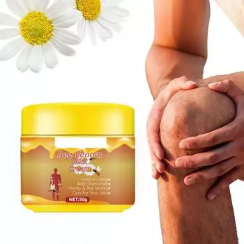 Крем для ухода за суставами Мягко ухаживает за коленями и суставами тела Крем для наружного применения One Size белый