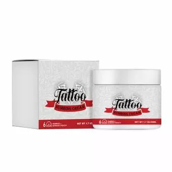 Крем для ухода за татуировками Успокаивающий Нежный Увлажняющий Вспомогательный Крем Анестезирующий Крем для Татуировок Обезболивающий Крем для Татуировок Уход за Татуировками One Size