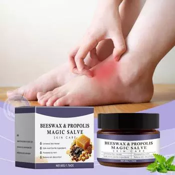 Крем для ухода за телом с прополисом, питательный уход за кожей при дискомфорте. Аккуратно нанесите крем для ухода за телом. One Size
