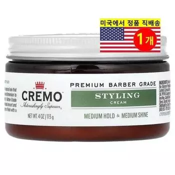 Крем для укладки волос Cremo Men s Medium Hold & Medium Shine, 1 упаковка, 113 г