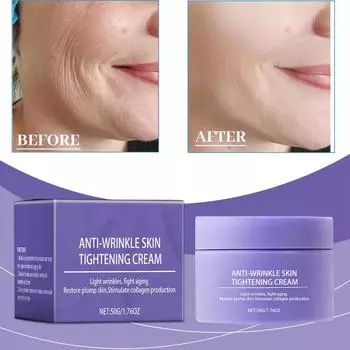 Крем для уменьшения морщин и подтяжки кожи. Успокаивает и восстанавливает линии, увлажняет и восполняет запасы влаги. One Size фиолетовый