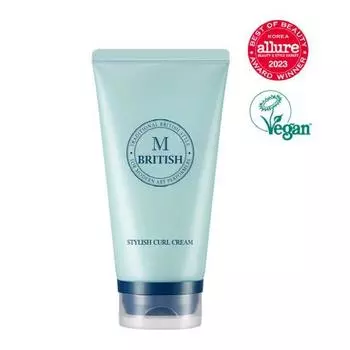Крем для вьющихся волос British M Stylish Curl Cream 150 мл, корейские средства для волос