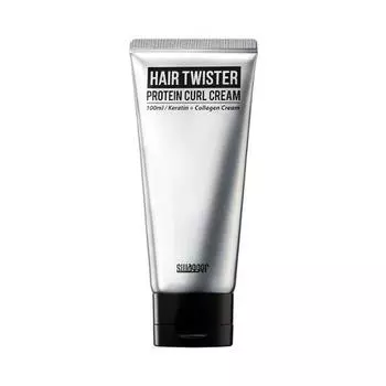 Крем для вьющихся волос Swagger Hair Twister Protein Curl Cream 100 мл [Natural Curl],Корейские средства для волос