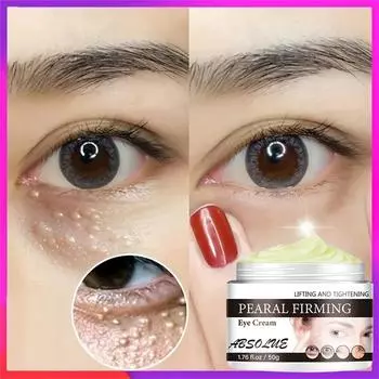 Крем для век от мешков под глазами, крем для век, увлажняющий крем для век, глубоко питает кожу вокруг глаз, восстанавливает эластичность, 50 г