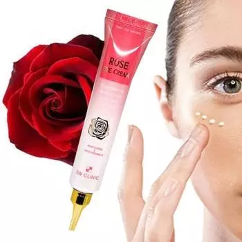 Крем для век Rose Eye Cream в тюбике Rose Rose Flower Water 3w 40ml X 3 Sheet