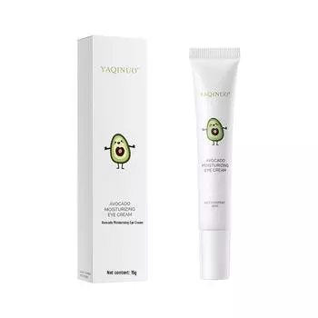 Крем для век с авокадо Yaqinuo: Увлажняющий, Успокаивающий, Уменьшает темные круги для освеженной области вокруг глаз